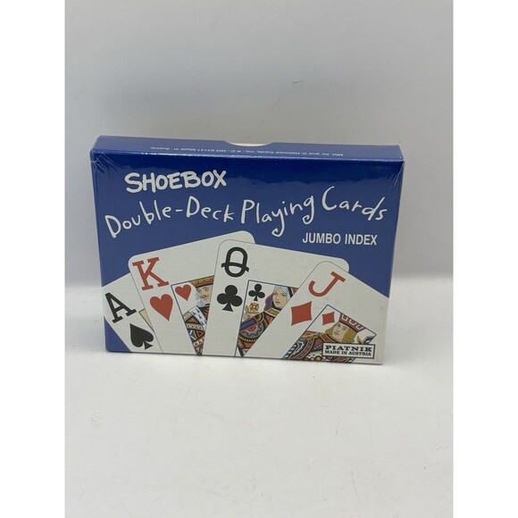 Shoebox Jumbo Index Vintage Double Deck Poker Humor Playing Cards Maxine Sealed - Picture 1 of 4